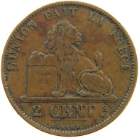 BELGIUM 2 CENTIMES 1875 #a085 0381 - 2 Cent