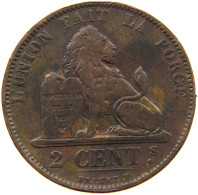 BELGIUM 2 CENTIMES 1874 #a013 0571 - 2 Cents