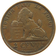 BELGIUM 2 CENTIMES 1874 #a012 0333 - 2 Cents