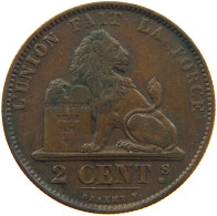 BELGIUM 2 CENTIMES 1873 #c010 0297 - 2 Cents