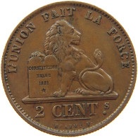 BELGIUM 2 CENTIMES 1870 #a012 0293 - 2 Cents