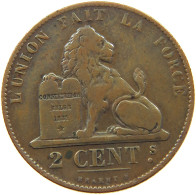 BELGIUM 2 CENTIMES 1864 #a011 0207 - 2 Cent