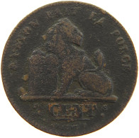 BELGIUM 2 CENTIMES 1835 #a085 0373 - 2 Cents