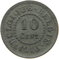 BELGIUM 10 CENTIMES 1916 #c084 0905 - 10 Centimes