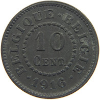 BELGIUM 10 CENTIMES 1916 #c017 0041 - 10 Cent