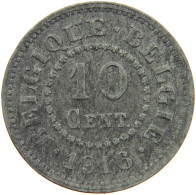 BELGIUM 10 CENTIMES 1916 #c052 0601 - 10 Centimes