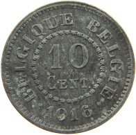 BELGIUM 10 CENTIMES 1916 #a005 0869 - 10 Centimes