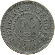 BELGIUM 10 CENTIMES 1916 #a005 0853 - 10 Cents