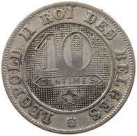 BELGIUM 10 CENTIMES 1894 #a015 1123 - 10 Cents