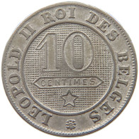 BELGIUM 10 CENTIMES 1894 #a015 1117 - 10 Cent