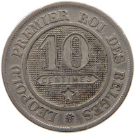 BELGIUM 10 CENTIMES 1862 #a072 0553 - 10 Centimes