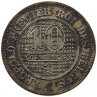 BELGIUM 10 CENTIMES 1861 #s055 0923 - 10 Cents