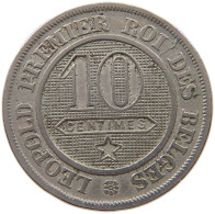 BELGIUM 10 CENTIMES 1861 #a046 0383 - 10 Cent