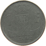 BELGIUM 1 FRANCS 1943 #s042 0333 - 1 Franc