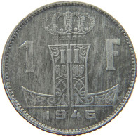 BELGIUM 1 FRANC 1946 #c020 0451 - 1 Franc