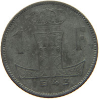 BELGIUM 1 FRANC 1943 #c084 0917 - 1 Franc