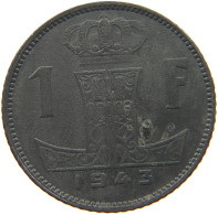 BELGIUM 1 FRANC 1943 #c084 0919 - 1 Franc
