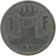 BELGIUM 1 FRANC 1942 #c084 0927 - 1 Franc
