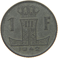 BELGIUM 1 FRANC 1942 #c077 0121 - 1 Frank