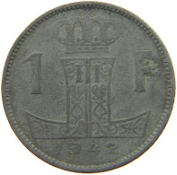 BELGIUM 1 FRANC 1942 #c072 0153 - 1 Franc