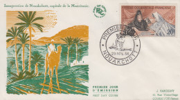 Enveloppe  FDC  1er  Jour   AFRIQUE  OCCIDENTALE  FRANCAISE    Inauguration  De   NOUAKCHOTT   1958 - Autres & Non Classés