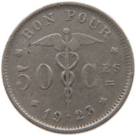 BELGIUM 50 CENTIMES 1923 #a046 0723 - 50 Centimes