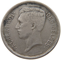 BELGIUM 5 FRANCS 1933 #a087 0847 - 5 Francs & 1 Belga