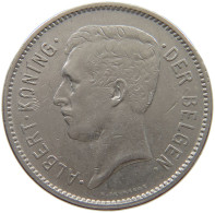 BELGIUM 5 FRANCS 1933 #a069 0521 - 5 Francs & 1 Belga