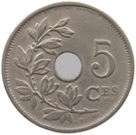 BELGIUM 5 CENTIMES 1923 #a073 0141 - 5 Cent