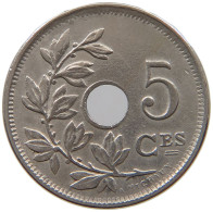 BELGIUM 5 CENTIMES 1922 #a073 0177 - 5 Centimes