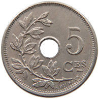 BELGIUM 5 CENTIMES 1920 #c053 0281 - 5 Cents