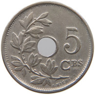 BELGIUM 5 CENTIMES 1913 #a073 0159 - 5 Cents