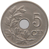 BELGIUM 5 CENTIMES 1914 #a073 0143 - 5 Cents
