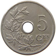 BELGIUM 5 CENTIMES 1906 #a017 0569 - 5 Cent