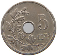 BELGIUM 5 CENTIMES 1906 #a073 0153 - 5 Centimes