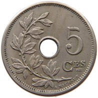 BELGIUM 5 CENTIMES 1904 #c053 0283 - 5 Cents