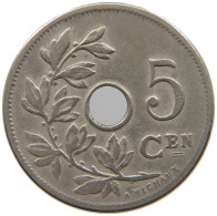 BELGIUM 5 CENTIMES 1904 #a073 0179 - 5 Cent