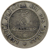 BELGIUM 5 CENTIMES 1862 #s060 0265 - 5 Cent
