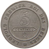 BELGIUM 5 CENTIMES 1862 #a073 0113 - 5 Cents