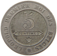 BELGIUM 5 CENTIMES 1862 #a017 0601 - 5 Cent