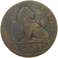 BELGIUM 5 CENTIMES 1842 #c062 0379 - 5 Centimes