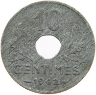 FRANCE 10 CENTIMES 1942 #c077 0143 - 10 Centimes