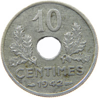 FRANCE 10 CENTIMES 1942 #c020 0435 - 10 Centimes