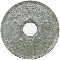 FRANCE 10 CENTIMES 1941 #s074 0839 - 10 Centimes