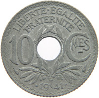 FRANCE 10 CENTIMES 1941 TOP #c037 0129 - 10 Centimes