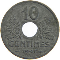 FRANCE 10 CENTIMES 1941 #a068 0217 - 10 Centimes