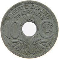 FRANCE 10 CENTIMES 1941 #a049 0611 - 10 Centimes