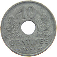 FRANCE 10 CENTIMES 1941 #a074 0413 - 10 Centimes