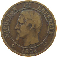 FRANCE 10 CENTIMES 1856 W #c059 0135 - 10 Centimes