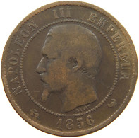 FRANCE 10 CENTIMES 1856 W #a059 0341 - 10 Centimes